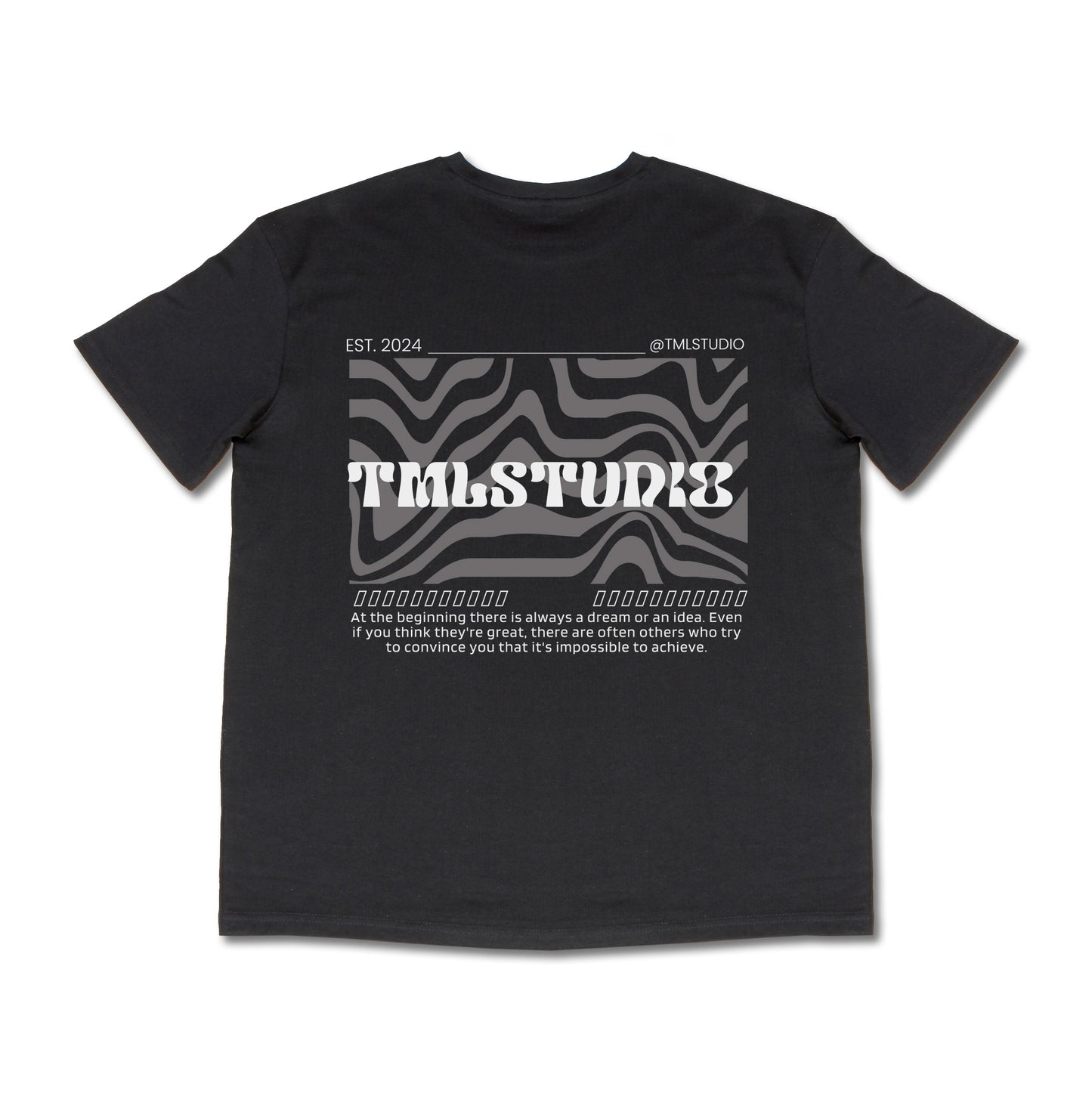 Dark Back Oversized T-Shirt