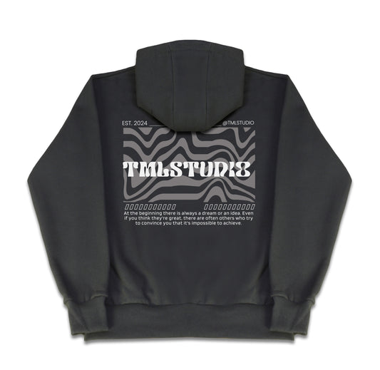 Dark Back Oversized Hoodie