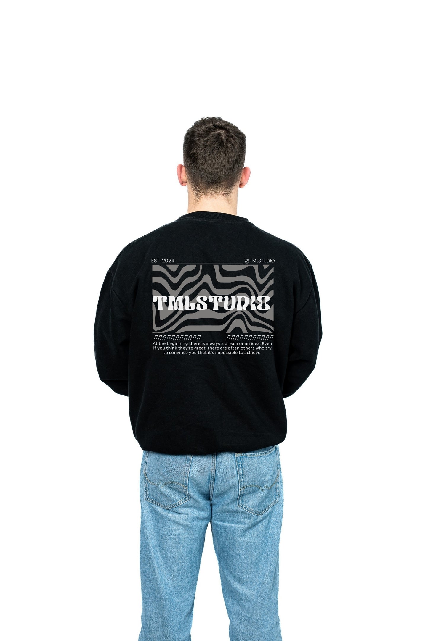 Dark Back Oversized Sweatshirt
