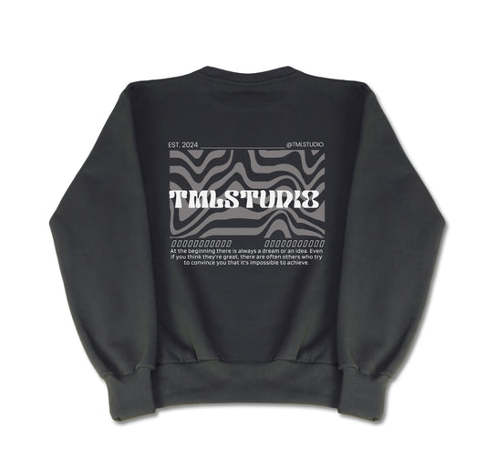 Dark Back Oversized Sweatshirt