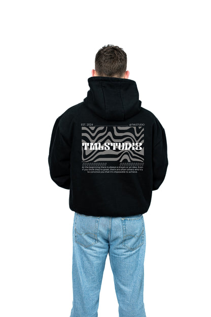 Dark Back Oversized Hoodie